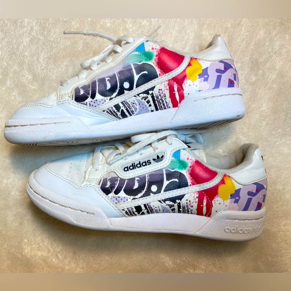 Adidas Continental 80 Junior Cloud White Graffiti